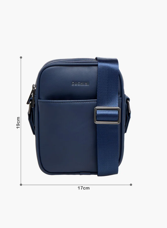 دوتشيني Men Adjustable Strap Crossbody Bag